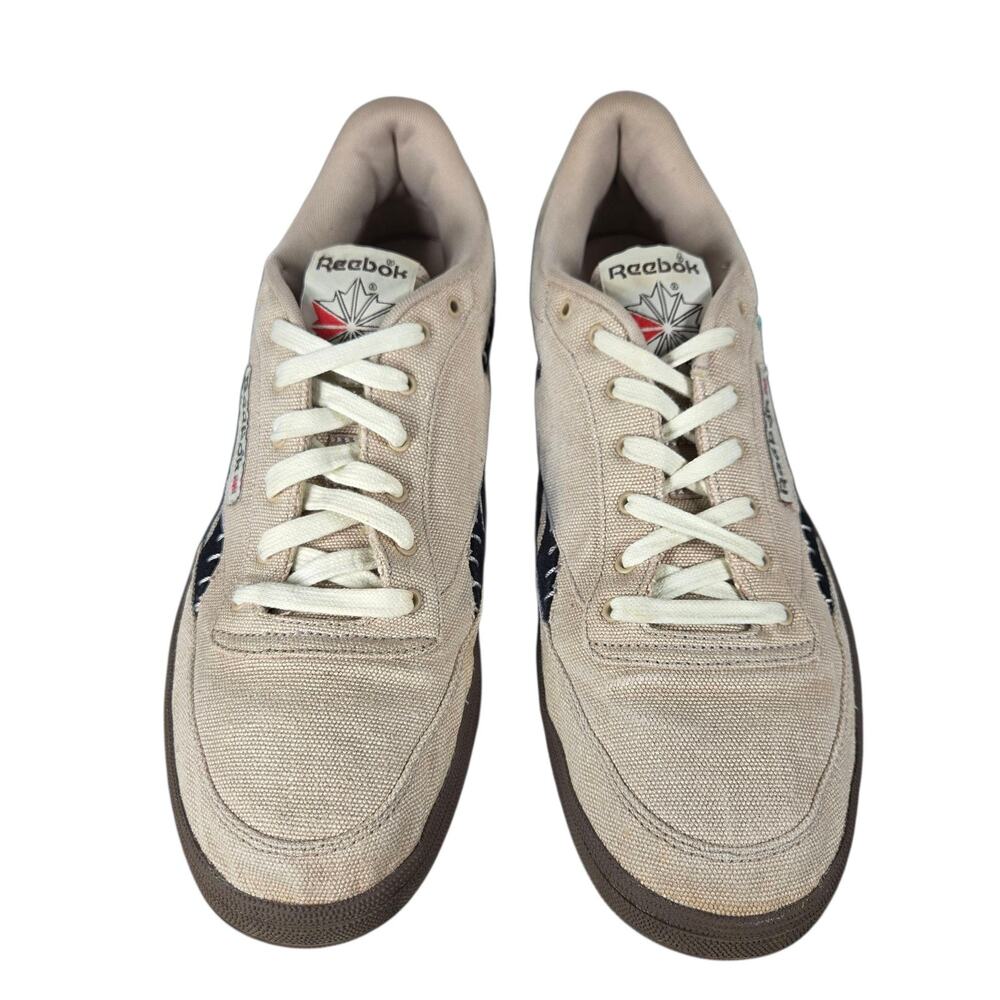 Reebok Club C Hemp Shoes Mens 13 Canvas Sustainable Revenge Vintage Sneakers - Picture 7 of 11